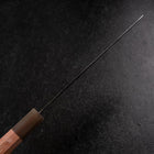 Nakiri VG-10 Tsuchime Damascus Buffalo Light Pink Maple Handle 170mm (6.7”)-[Musashi]-[Japanese-Kitchen-Knives]