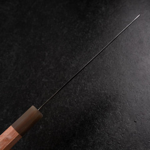 Nakiri VG-10 Tsuchime Damascus Buffalo Light Pink Maple Handle 170mm (6.7”)-[Musashi]-[Japanese-Kitchen-Knives]