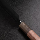 Nakiri VG-10 Tsuchime Damascus Buffalo Light Pink Maple Handle 170mm (6.7”)-[Musashi]-[Japanese-Kitchen-Knives]