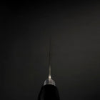 Nakiri VG-10 Tsuchime Damascus Western Black Handle 165mm (6.5”)-[Musashi]-[Japanese-Kitchen-Knives]