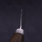 Nakiri VG-10 Tsuchime Damascus Western Brown Handle 165mm-[Musashi]-[Japanese-Kitchen-Knives]