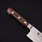 Nakiri VG-10 Tsuchime Damascus Western Handle 165mm-[Musashi]-[Japanese-Kitchen-Knives]