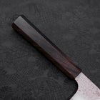 Nakiri VG-10 Tsuchime Ebony Handle 165mm (6.5”)-[Musashi]-[Japanese-Kitchen-Knives]
