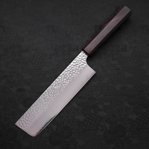Nakiri VG-10 Tsuchime Ebony Handle 165mm-[Musashi]-[Japanese-Kitchen-Knives]