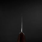 Nakiri VG-10 Tsuchime Oval Mahogany Handle 180mm-[Musashi]-[Japanese-Kitchen-Knives]