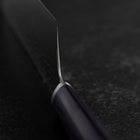 Nakiri VG-10 Tsuchime Oval Purple Handle 180mm-[Musashi]-[Japanese-Kitchen-Knives]