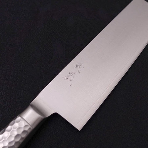 Nakiri VG-5 Polished Western Handle 160mm-[Musashi]-[Japanese-Kitchen-Knives]