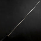 Nakiri White Steel #1 Stainless Clad Buffalo Magnolia Handle 165mm (6.5”)-[Musashi]-[Japanese-Kitchen-Knives]