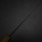 Nakiri White Steel #2 Kurouchi Yaki Urushi Handle 135mm (5.3”)-[Musashi]-[Japanese-Kitchen-Knives]