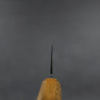 Nakiri White Steel #2 Kurouchi Yaki Urushi Handle 165mm-[Musashi]-[Japanese-Kitchen-Knives]