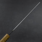 Nakiri White Steel #2 Kurouchi Yaki Urushi Handle 165mm-[Musashi]-[Japanese-Kitchen-Knives]