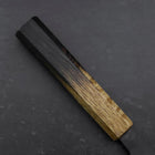 Nakiri White Steel #2 Kurouchi Yaki Urushi Handle 165mm-[Musashi]-[Japanese-Kitchen-Knives]