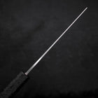 Nakiri White Steel #1 Polished Black Ishime Urushi Handle 165mm-[Musashi]-[Japanese-Kitchen-Knives]