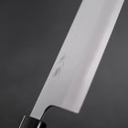 Nakiri White Steel #1 Polished Buffalo Magnolia Handle 165mm-[Musashi]-[Japanese-Kitchen-Knives]