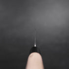 Nakiri White Steel #1 Polished Buffalo Magnolia Handle 165mm-[Musashi]-[Japanese-Kitchen-Knives]