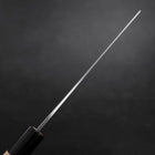 Nakiri White Steel #1 Polished Buffalo Magnolia Handle 165mm-[Musashi]-[Japanese-Kitchen-Knives]
