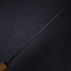 Nakiri White Steel #2 Kurouchi Damascus Yaki Urushi Handle 165mm-[Musashi]-[Japanese-Kitchen-Knives]