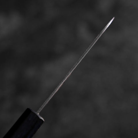 Paring White Steel #2 Tsuchime Dark Blue Urushi Handle 80mm (3.1”)-[Musashi]-[Japanese-Kitchen-Knives]