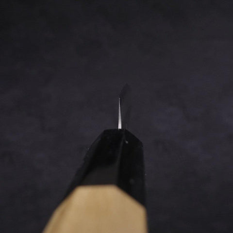 Paring White Steel #1 Polished Buffalo Magnolia Handle 80mm-[Musashi]-[Japanese-Kitchen-Knives]