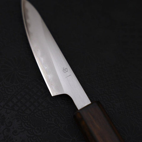 Paring White Steel #1 Polished Sumi Urushi Handle 80mm-[Musashi]-[Japanese-Kitchen-Knives]