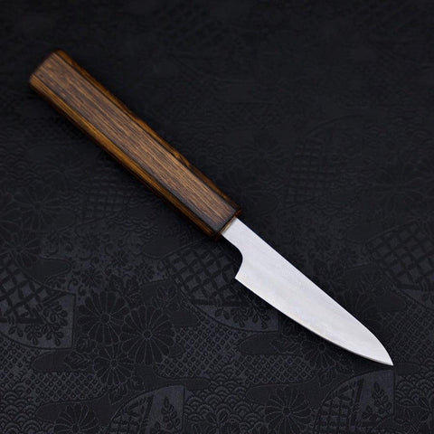 Paring White Steel #1 Polished Sumi Urushi Handle 80mm-[Musashi]-[Japanese-Kitchen-Knives]