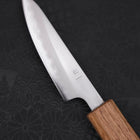 Paring White Steel #1 Polished Yaki Urushi Handle 80mm-[Musashi]-[Japanese-Kitchen-Knives]