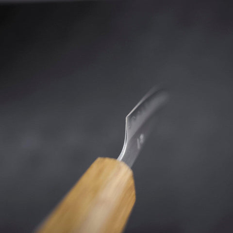 Paring White Steel #1 Polished Yaki Urushi Handle 80mm-[Musashi]-[Japanese-Kitchen-Knives]