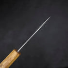Paring White Steel #1 Polished Yaki Urushi Handle 80mm-[Musashi]-[Japanese-Kitchen-Knives]