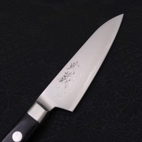 Paring knife VG-5 Damascus Western Handle 90mm-[Musashi]-[Japanese-Kitchen-Knives]