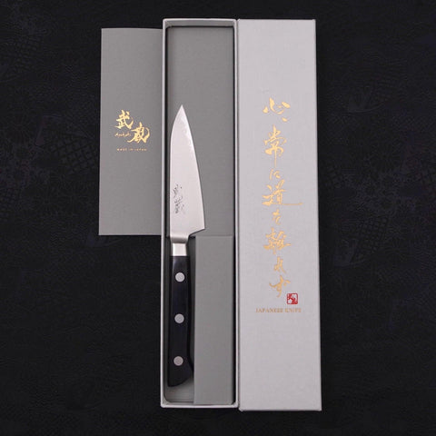 Paring knife VG-5 Damascus Western Handle 90mm-[Musashi]-[Japanese-Kitchen-Knives]