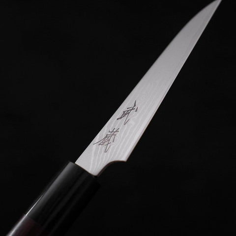 Peeling Knife VG-10 Damascus Shitan Handle 90mm-[Musashi]-[Japanese-Kitchen-Knives]
