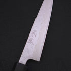Petty AUS-10 Nashiji Damascus Buffalo Magnolia Handle 135mm-[Musashi]-[Japanese-Kitchen-Knives]