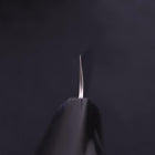 Petty AUS-10 Nashiji Damascus Buffalo Magnolia Handle 135mm-[Musashi]-[Japanese-Kitchen-Knives]
