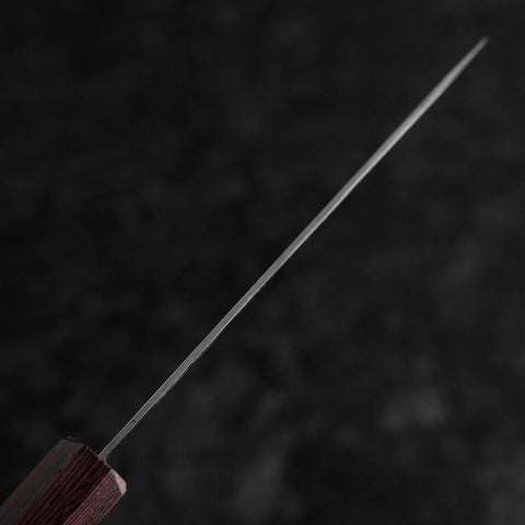 Petty AUS-10 Nashiji Damascus Wenge Handle 135mm-[Musashi]-[Japanese-Kitchen-Knives]