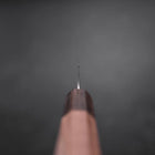 Petty AUS-10 Polished Nashiji Damascus Walnut Handle 135mm-[Musashi]-[Japanese-Kitchen-Knives]