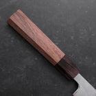 Petty AUS-10 Polished Nashiji Damascus Walnut Handle 135mm-[Musashi]-[Japanese-Kitchen-Knives]