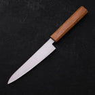 Petty AUS-10 Polished Oak Handle 150mm-[Musashi]-[Japanese-Kitchen-Knives]