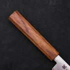 Petty AUS-10 Polished Oak Handle 150mm-[Musashi]-[Japanese-Kitchen-Knives]