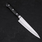 Petty AUS-10 Tsuchime Damascus Western Black Handle 135mm (5.3”)-[Musashi]-[Japanese-Kitchen-Knives]