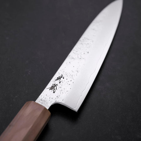 Petty AUS-8 Nashiji Olive Handle 120mm-[Musashi]-[Japanese-Kitchen-Knives]