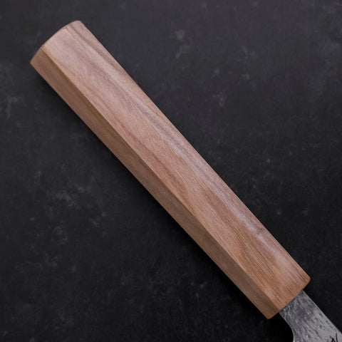 Petty AUS-8 Nashiji Olive Handle 120mm-[Musashi]-[Japanese-Kitchen-Knives]