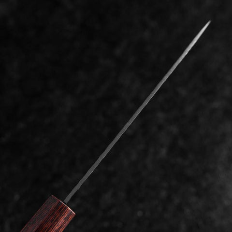 Petty AUS-8 Tsuchime Mahogany Handle 135mm-[Musashi]-[Japanese-Kitchen-Knives]