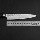 Petty AUS-8 Tsuchime Western Black Handle 135mm-[Musashi]-[Japanese-Kitchen-Knives]