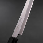 Petty Blue Steel #1 Stainless Clad Polished Buffalo Magnolia Handle 150mm (5.9”)-[Musashi]-[Japanese-Kitchen-Knives]