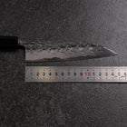 Petty Blue Steel #1 Tsuchime Buffalo Walnut Handle 150mm (5.9”)-[Musashi]-[Japanese-Kitchen-Knives]