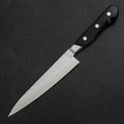 Petty Blue Steel #2 Tsuchime Stainless Clad Western Handle 135mm (5.3”)-[Musashi]-[Japanese-Kitchen-Knives]