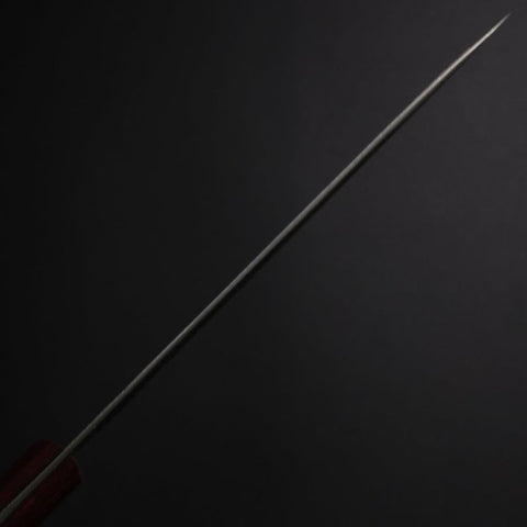 Petty Blue Super Nashiji Red Western Handle 150mm-[Musashi]-[Japanese-Kitchen-Knives]