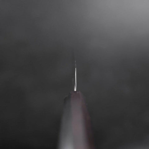 Petty Blue Super Polished Ebony Handle 150mm-[Musashi]-[Japanese-Kitchen-Knives]