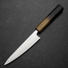 Petty Blue Super Polished Yaki Urushi Handle 135mm-[Musashi]-[Japanese-Kitchen-Knives]