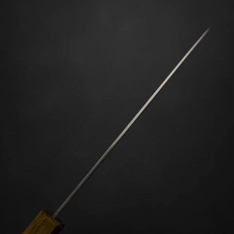 Petty Blue Super Polished Yaki Urushi Handle 135mm-[Musashi]-[Japanese-Kitchen-Knives]